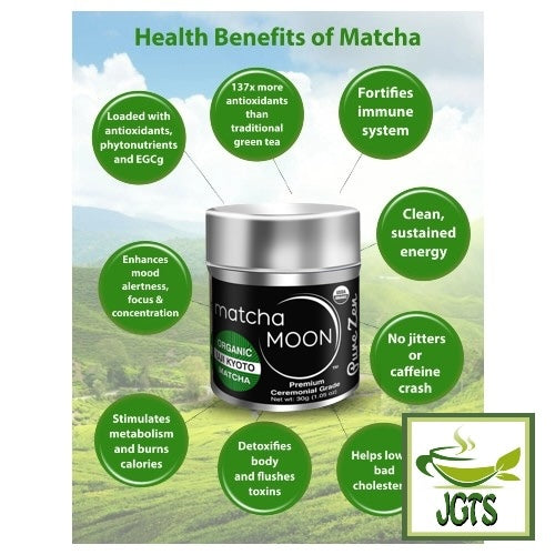 Matcha Moon Kyoto Uji Matcha Pure Zen (Premium Ceremonial Grade) - Health Benefits of Matcha