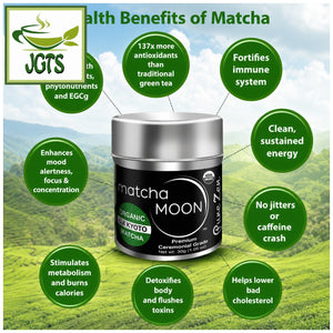Matcha Moon Kyoto Uji Matcha Pure Zen (Premium Ceremonial Grade) - Health Benefits of Matcha 
