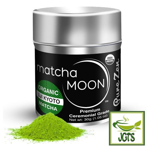 Matcha Moon Kyoto Uji Matcha Pure Zen (Premium Ceremonial Grade) - Matcha tin with powder