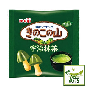 Meiji . Kinoko No Yama Matcha Chocolate - 8 individually wrapped packages