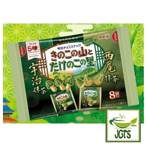 Meiji Mushroom Bamboo Shoot Matcha