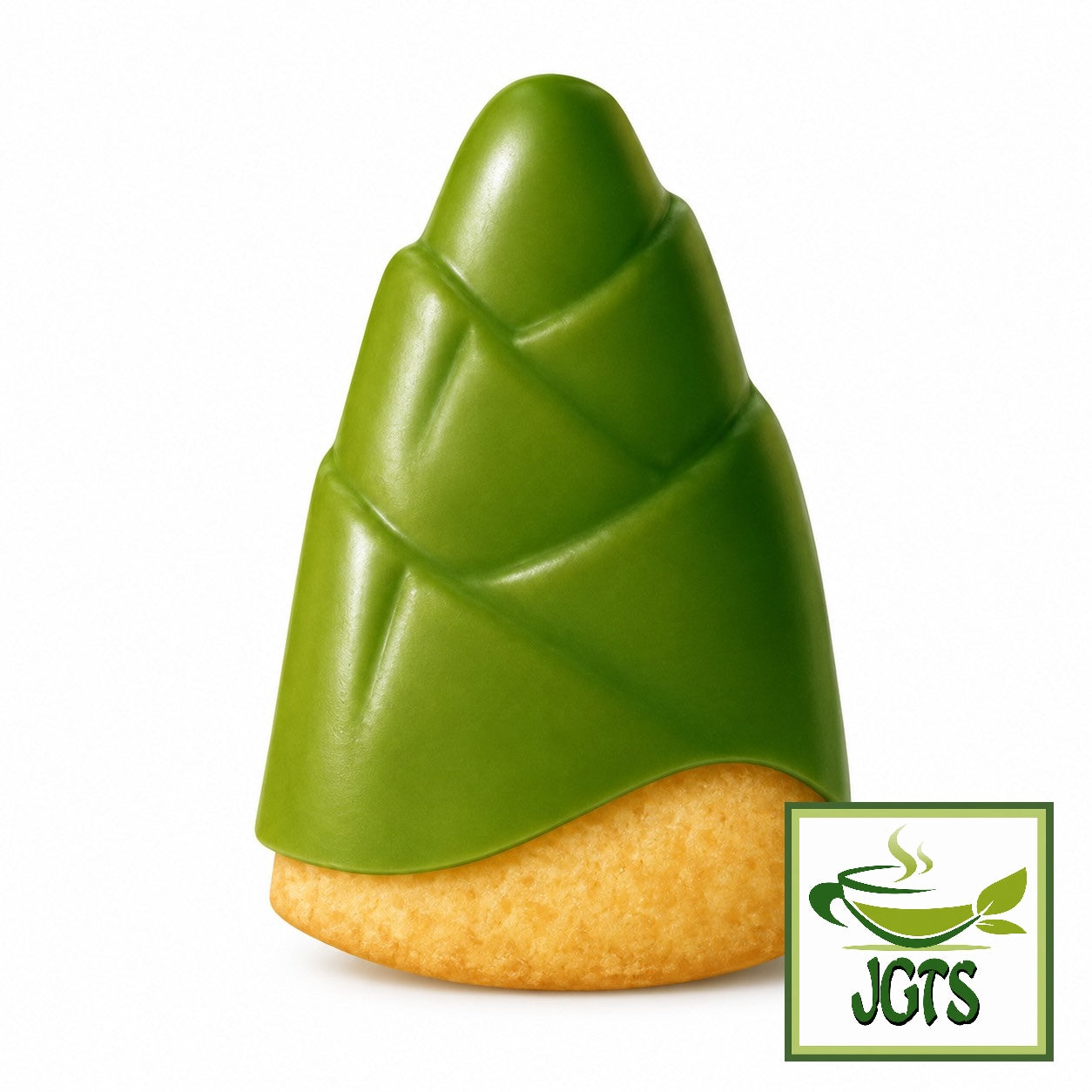 Meiji Takenoko no Sato Nishio Matcha Chocolate (Box) - One Meiji bamboo shaped matcha chocolate cookie