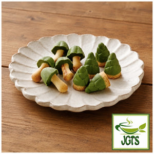 (Meiji) - Mushroom Bamboo Shoot Matcha - Served on plate