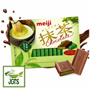 (Meiji) Matcha Chocolate - Smooth and creamy matcha filling