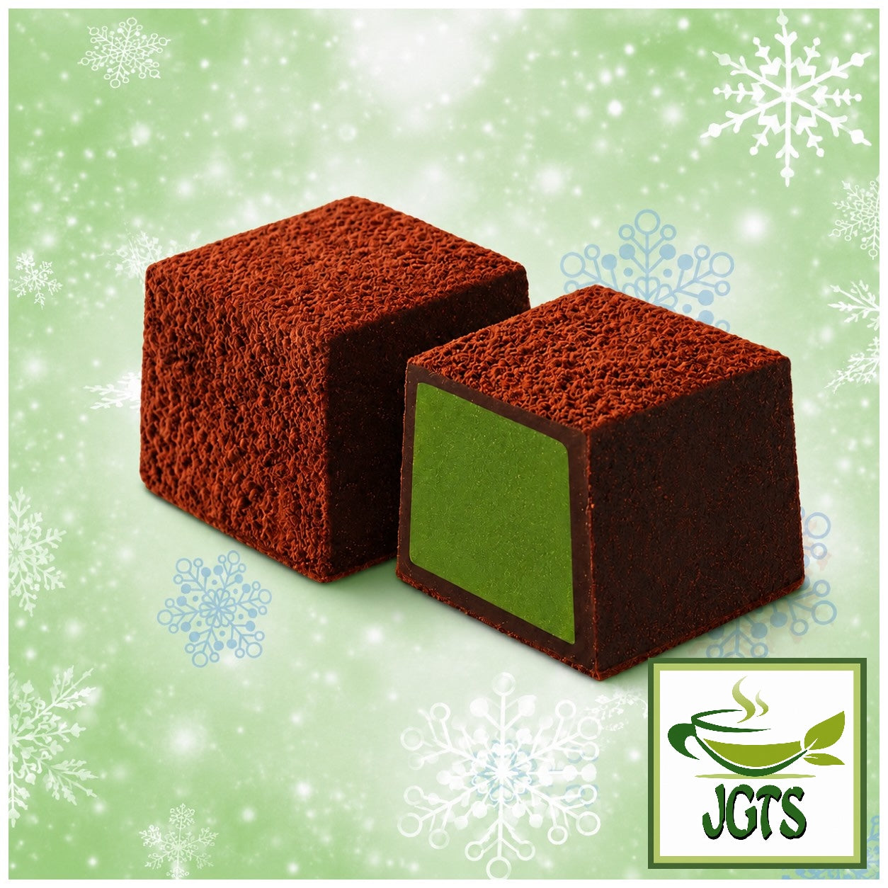 (Meiji) Melty Kiss First Picked Dark Matcha - One piece of matcha melty kiss