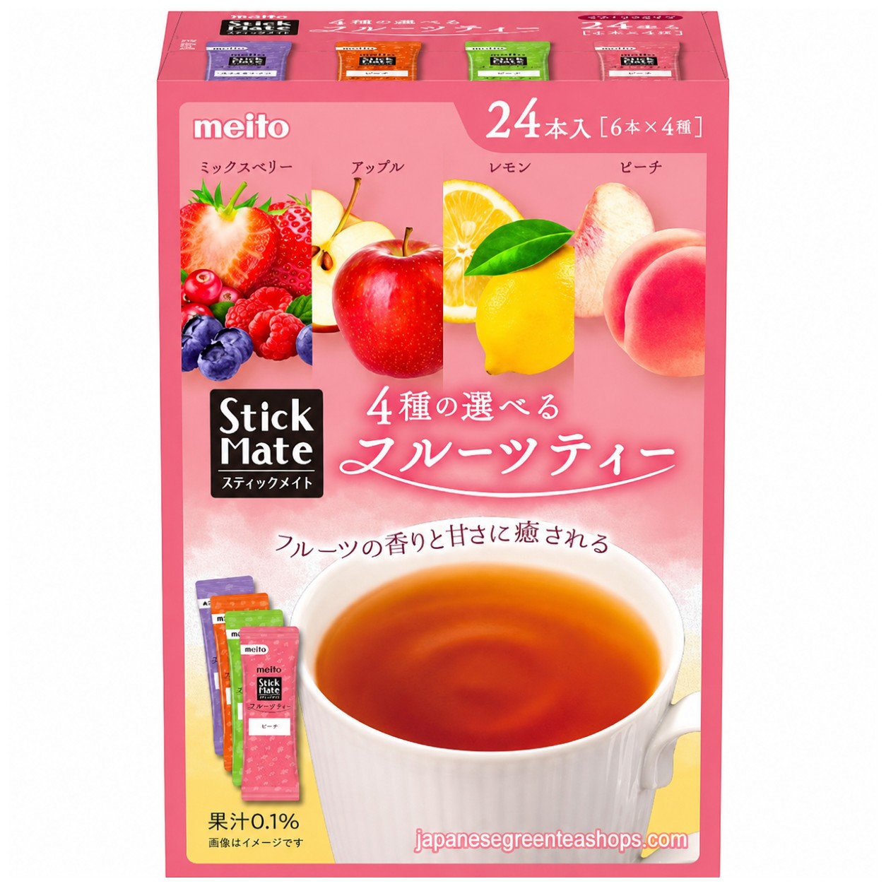 (Meito Sangyo) - Stick Mate Fruit Tea Assortment