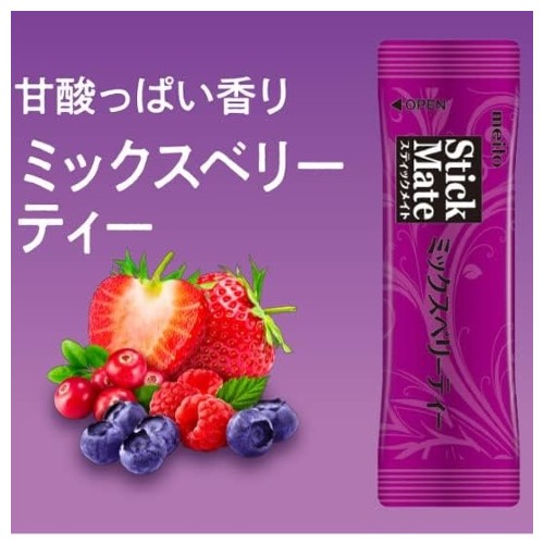 Meito Sangyo Stick Mate Fruit Tea Assortment - Mixed Berry flavor
