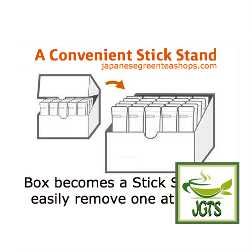 Meito Sangyo Stick Mate Jasmine Tea Assortment- Easy take out Stand Box