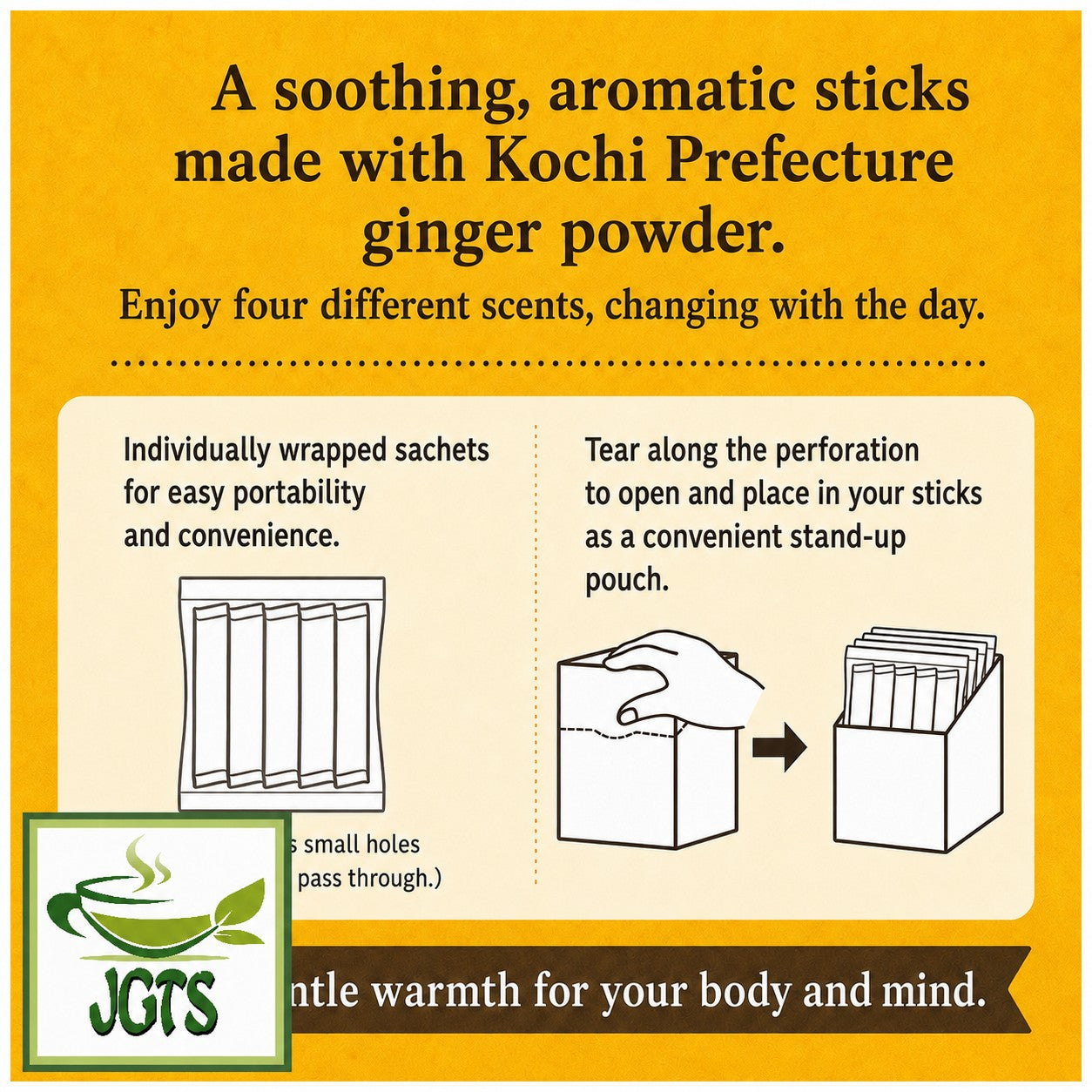 (Meito Sangyo) - Stick Mate Ginger Assortment - Easy take out Stand Box (ENG)
