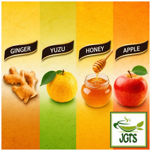 (Meito Sangyo) - Stick Mate Ginger Assortment - Ginger Yuzu Honey Apple (E)