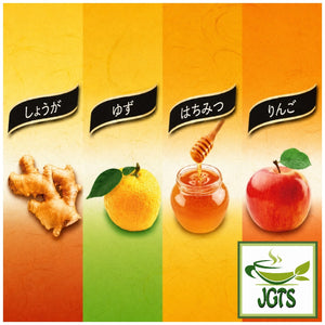 (Meito Sangyo) - Stick Mate Ginger Assortment - Ginger Yuzu Honey Apple (J)