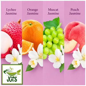 (Meito Sangyo) - Stick Mate Jasmine Tea Assortment - Four Jasmine and fruit flavors (E)
