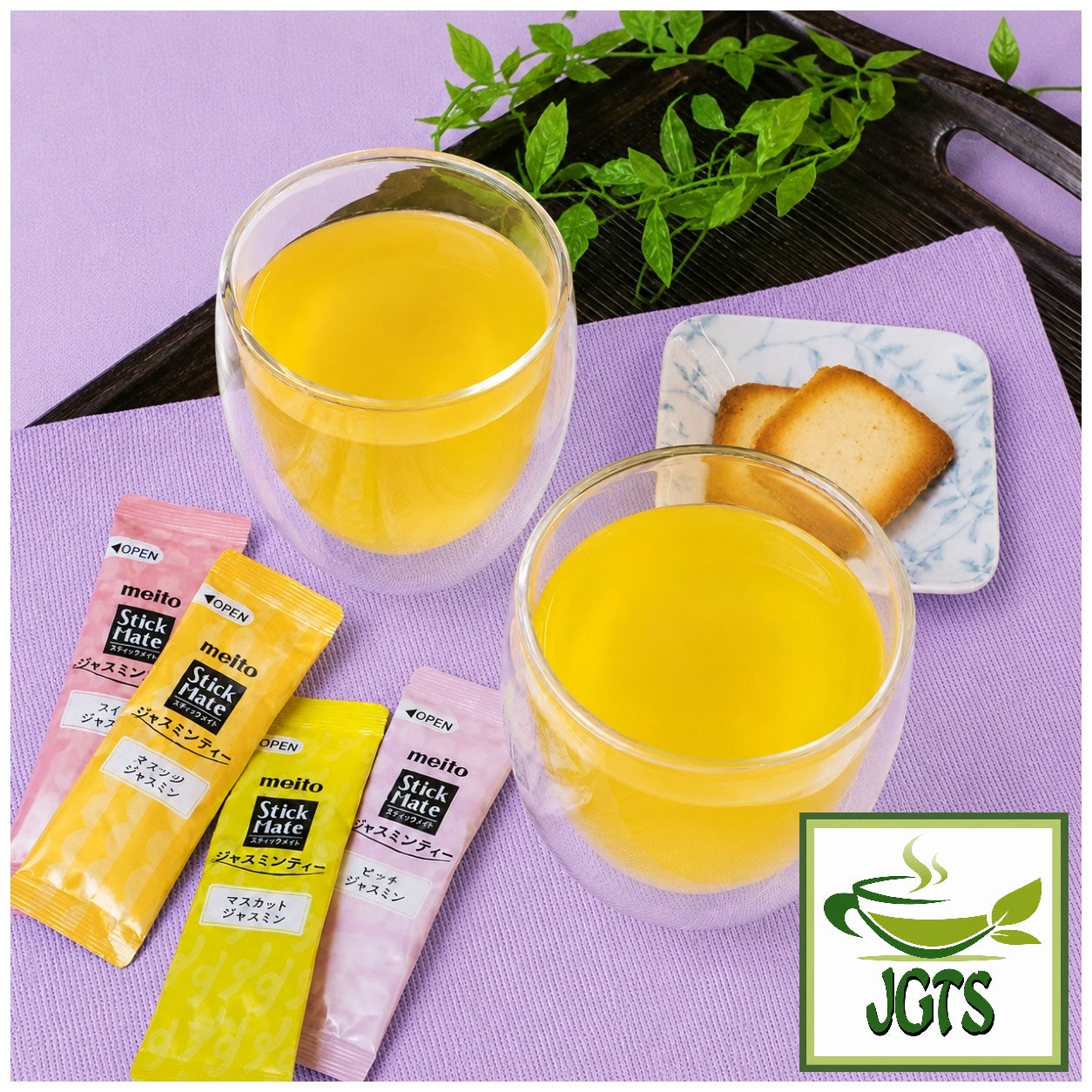 (Meito Sangyo) - Stick Mate Jasmine Tea Assortment - Jasmine tea brewed in cups