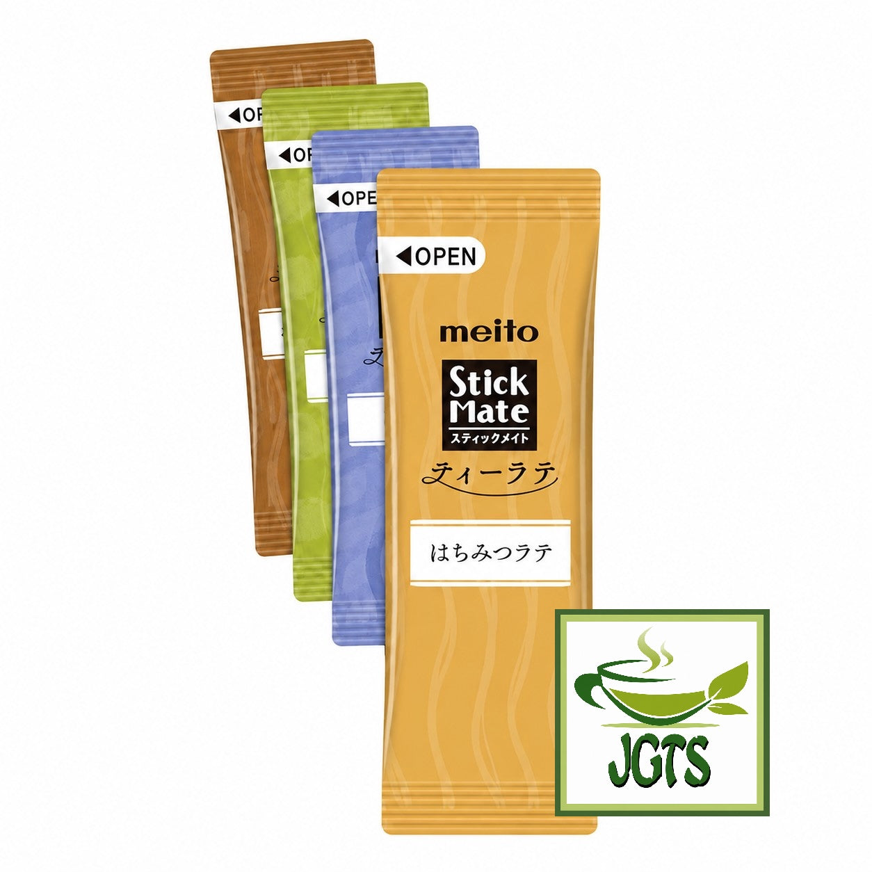 (Meito Sangyo) - Stick Mate Tea Latte Assortment - Individually wrapped stick type