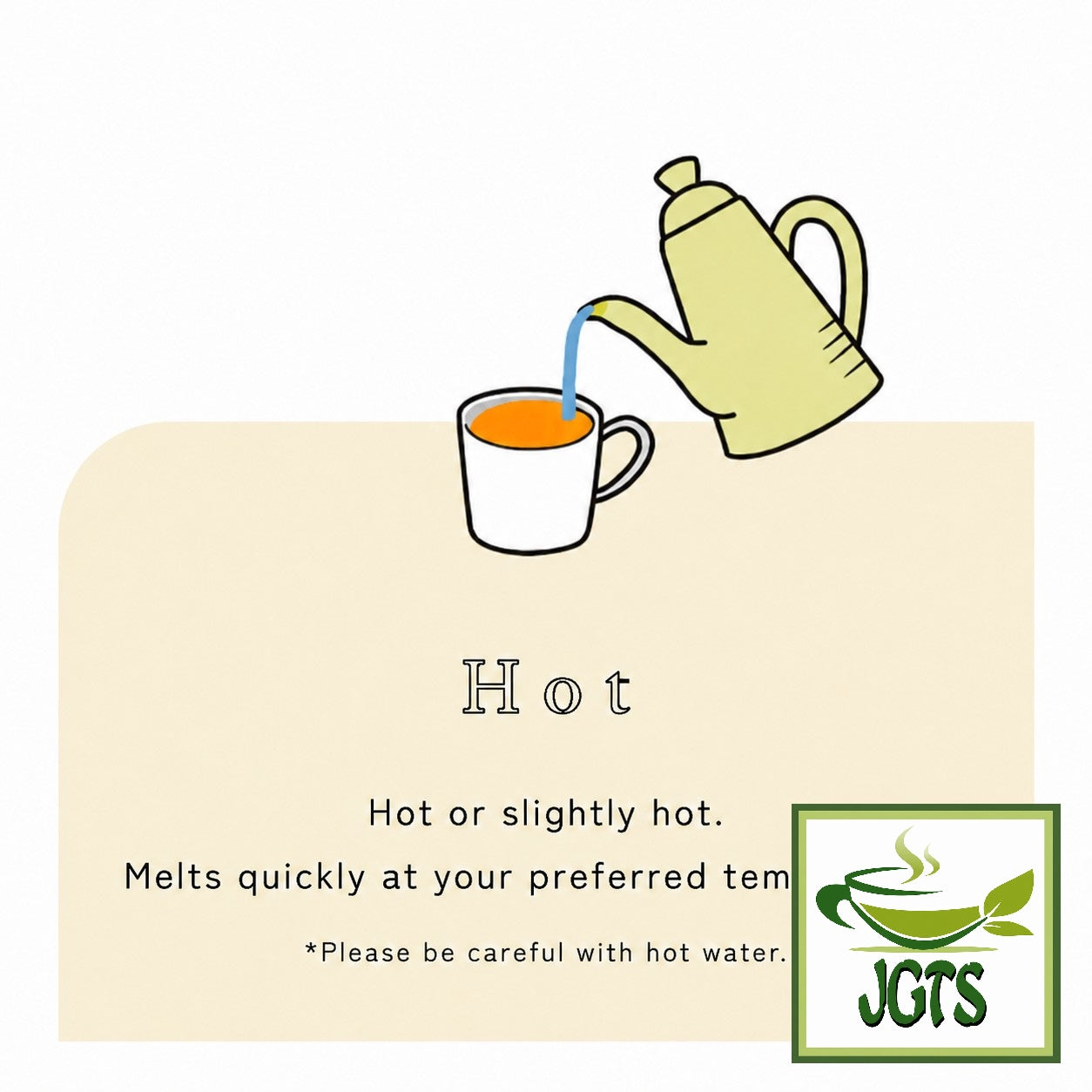 (Meito Sangyo) - Stick Mate Tea Latte Assortment - Instructions for brewing hot