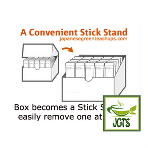 (Meito Sangyo) Stick Mate Tea Latte Assortment - Easy take out Stand Box