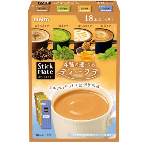 (Meito Sangyo) Stick Mate Tea Latte Assortment - Photo of package
