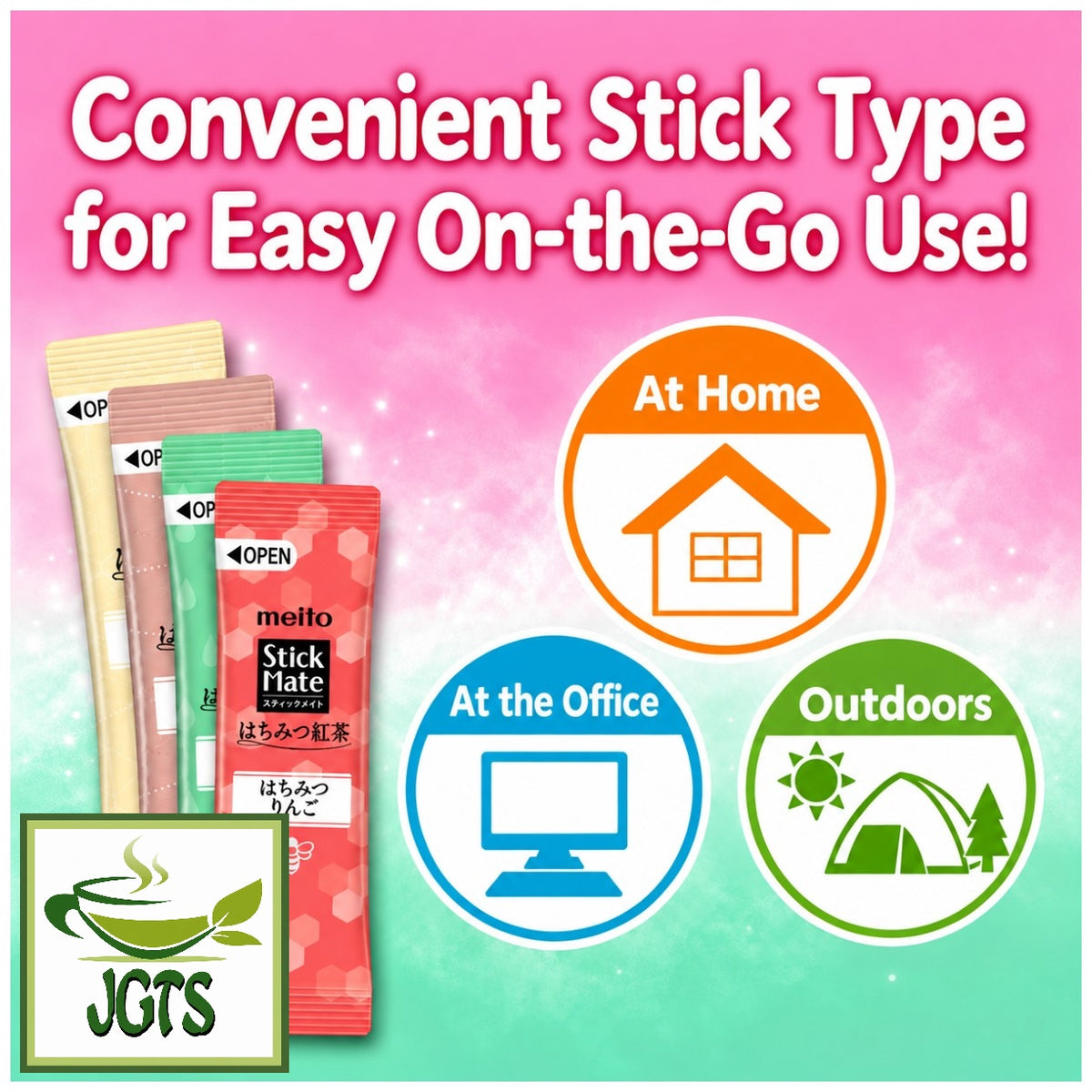 (Meito) Stick Mate Honey Black Tea Assortment - Easy on the go use (E)