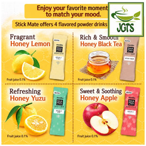(Meito) Stick Mate Honey Black Tea Assortment - Four flavors to choose from (E)