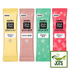 (Meito) Stick Mate Honey Black Tea Assortment - Individually wrapped single serving containers