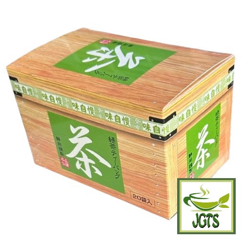 (Meiyo) Shizuoka Green Tea Bags with Matcha - Japanese chabako box design