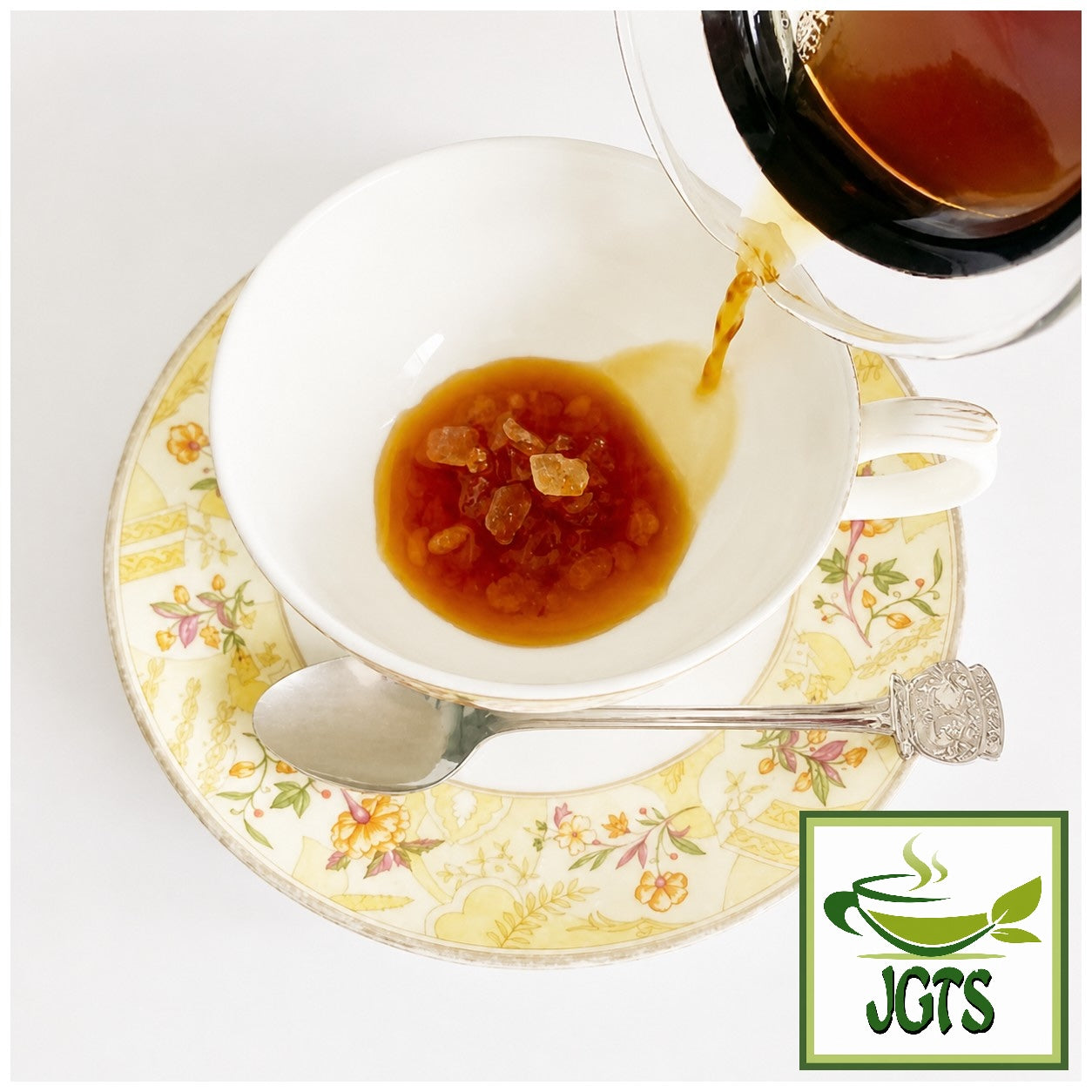 (Mitsui) - Rosati Coffee Sugar - coffee poured into cup with sugar