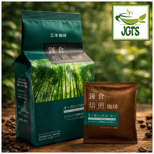(Mitsumoto Coffee) - Kamakura Roasted Organic Coffee  - Package and 1 packet photo