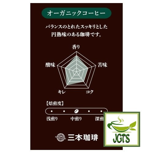 (Mitsumoto Coffee) Kamakura Roasted Organic Coffee - Flavor chart