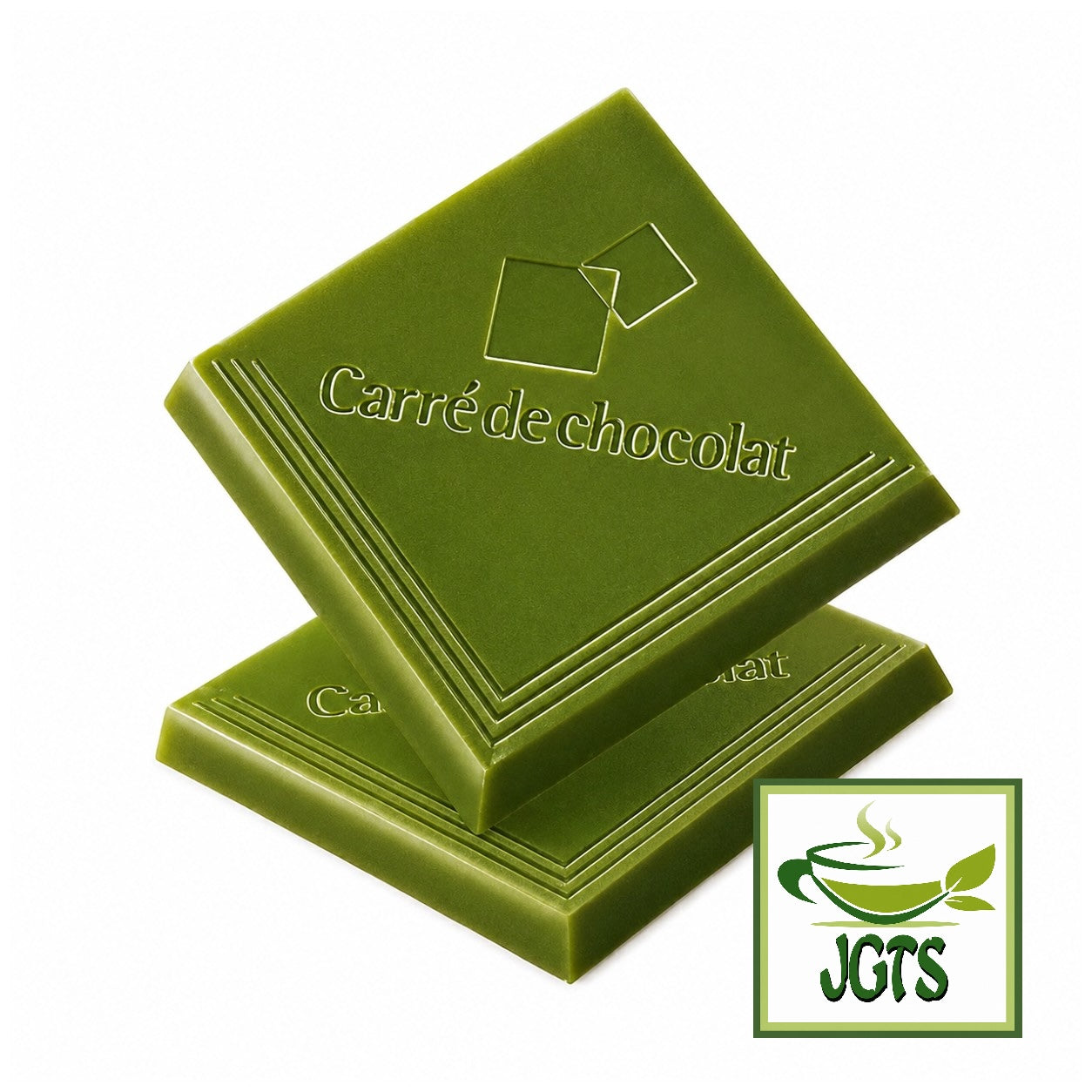 (Morinaga) . Carre de Chocolat Delicious Matcha - Individually wrapped matcha squares