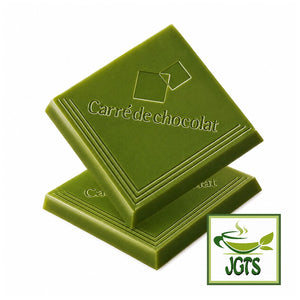 (Morinaga) . Carre de Chocolat Delicious Matcha - Individually wrapped matcha squares