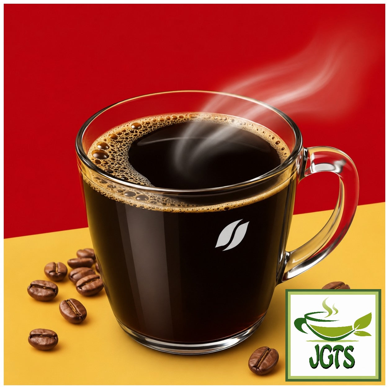 Nescafe - Gold Blend Black Caffeineless Instant Coffee - Instant coffee brewed in glasss