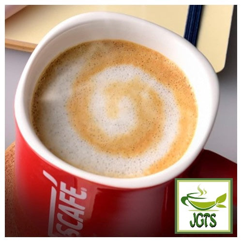 Nescafé Excella Fuwa Cafe Latte Deep Flavor Instant Coffee - Makes a smooth froth