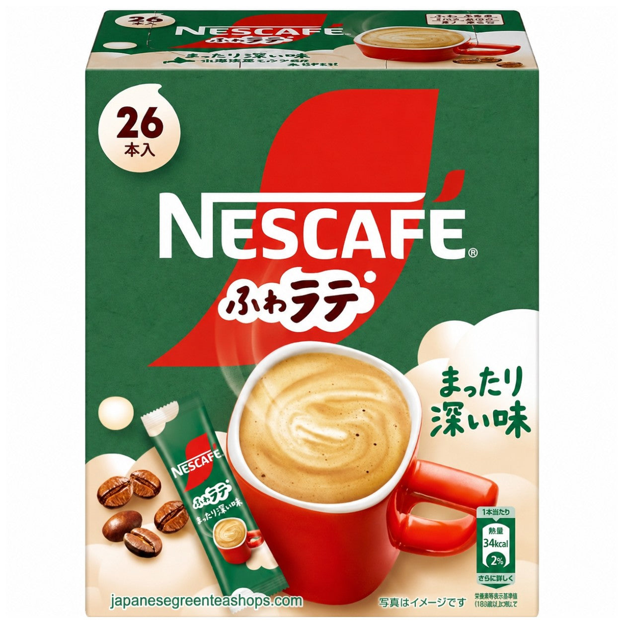 Nescafe Excella Fuwa Cafe Latte Deep Flavor Instant Coffee 