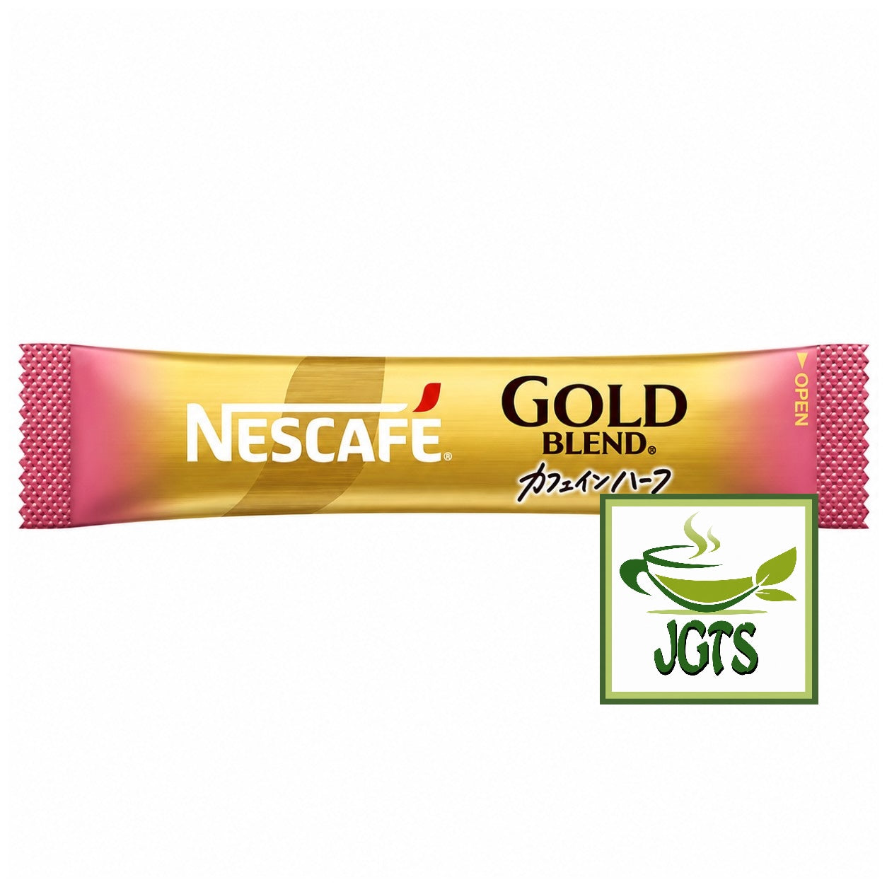 Nescafe Gold Blend Black Caffeine Half Instant Coffee - Individually wrapped stick type