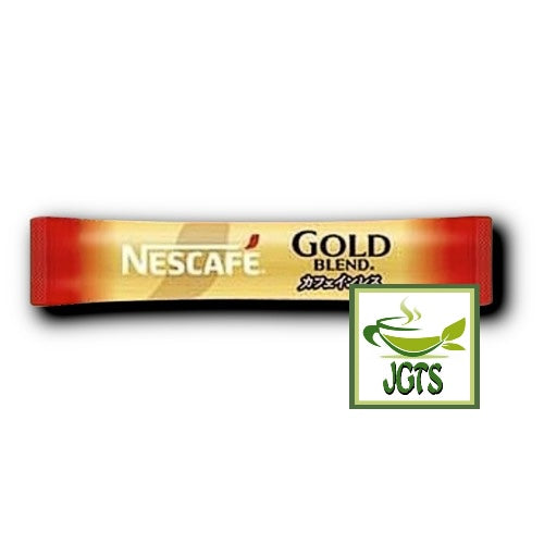 Nescafe Gold Blend Black Caffeineless Instant Coffee - Individually wrapped stick type