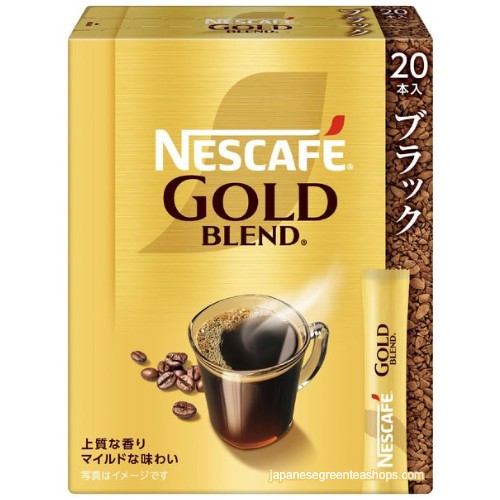 Nescafe Gold Blend Black Instant Coffee 20 Sticks 