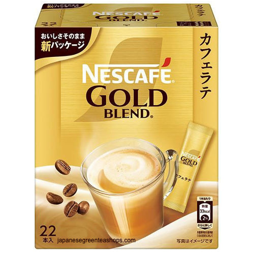 Nescafe Gold Blend Cafe Latte Instant Coffee 22 Sticks