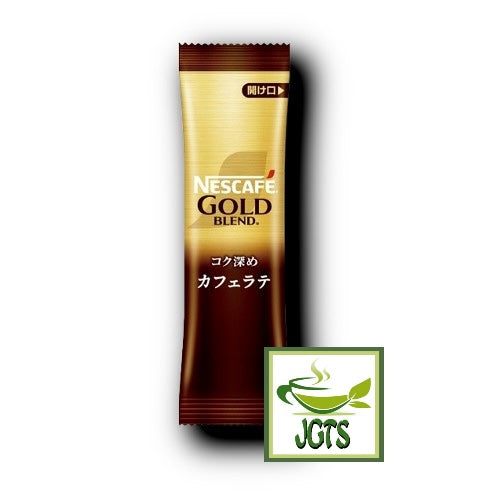 Nescafe Gold Blend Rich Deep Cafe Latte 18 Sticks – Japanese Green