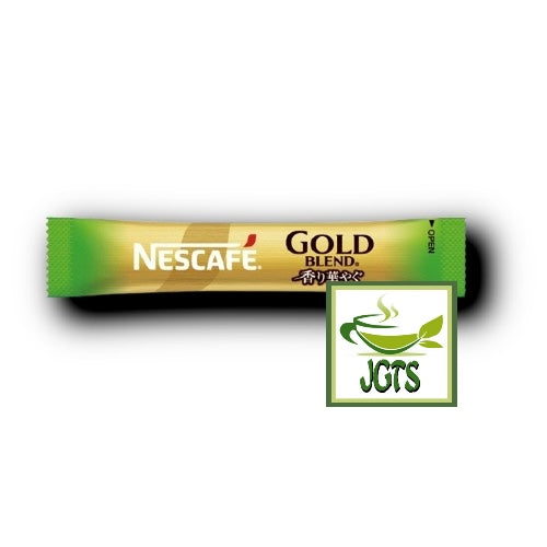 Nescafe Gold Blend Fragrant Gorgeous Black Instant Coffee 22 Sticks - Individually wrapped stick type
