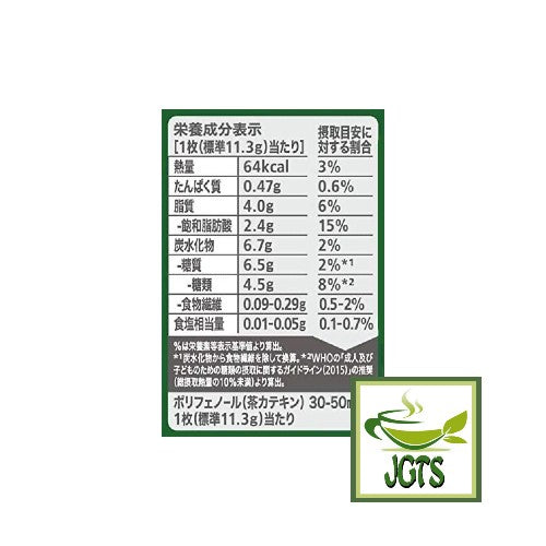 Nestle Japan KitKat Mini Adult Sweetness Dark Matcha - Nutrition information