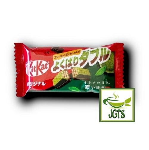 Nestle Japan Mini KitKat Yokubari Double Adult Sweet Matcha & Original - Individually wrapped kit kat