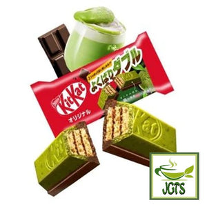 Nestle Japan Mini KitKat Yokubari Double Adult Sweet Matcha & Original - Uji Matcha and Chocolate