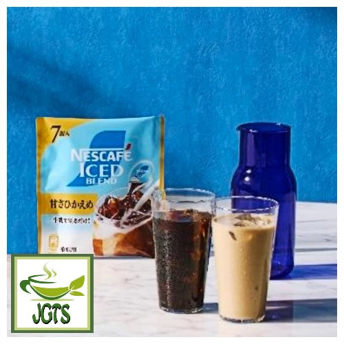Nestlé Japan Nescafé Ice Blend Potion (Less Sugar) - Black and with milk