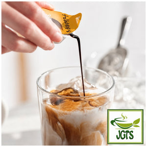 Nestle Japan Nescafe Potion Caramel Macchiato - Product photograhp pour into glass