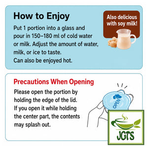 (Nestle Japan) Nescafe Ice Blend Potion (No Sugar) - Instructions how to use potion type (E)