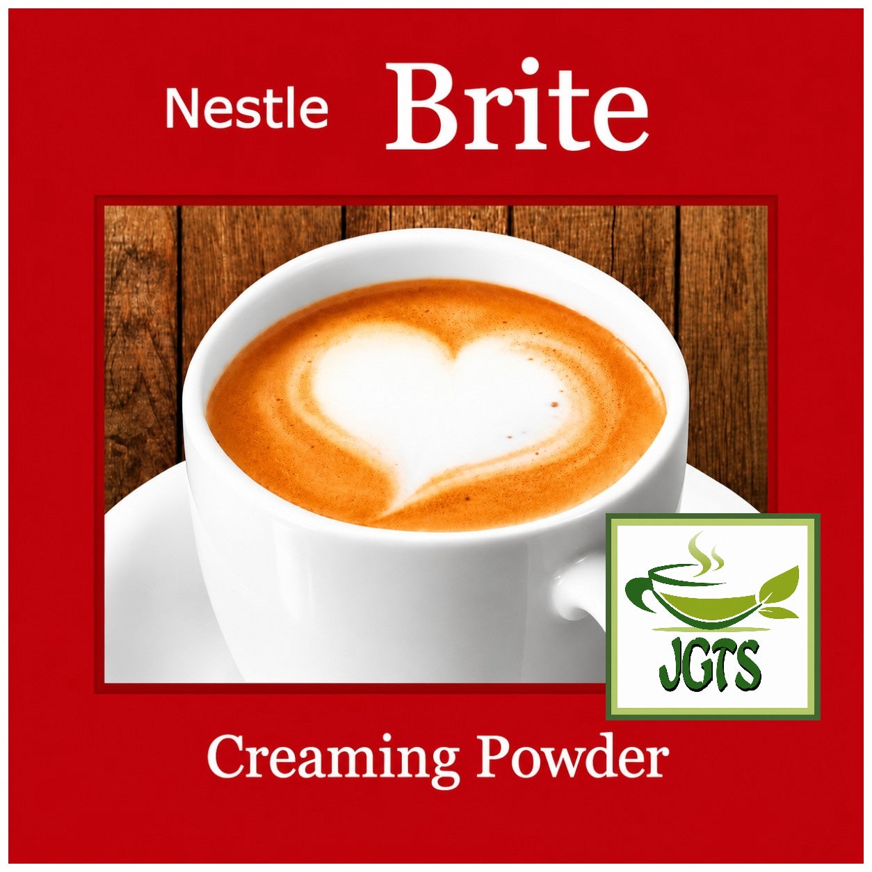 (Nestle) - Brite Creaming Powder (Small Size) - Brite in cup of coffee
