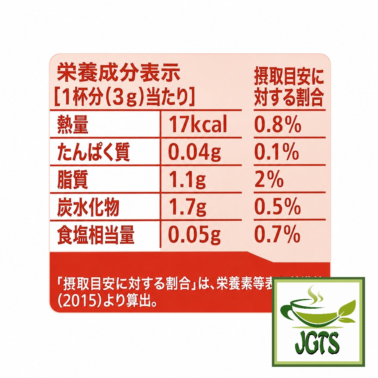 (Nestle) - Brite Creaming Powder (Small Size) - Nutrition information