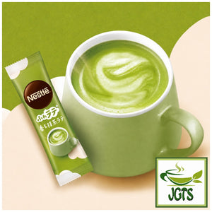 (Nestle) Fragrant Matcha Latte Instant Tea - Brewed in cup
