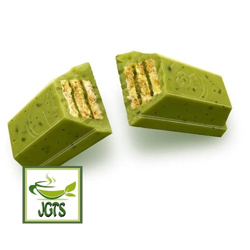 (Nestle) Japan KitKat Rich Matcha - KitKat inside view