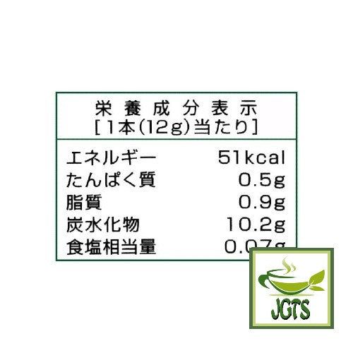 Nitto Matcha Au Lait - Nutrition Information